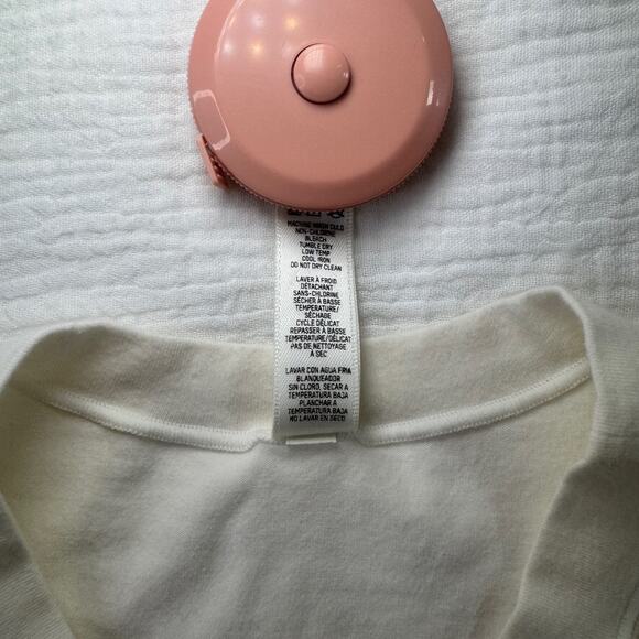 Skims Mock Neck Stretch Tank Top Cream Women’s 4XL Clean Girl Minimalist Plus - Picture 9 of 10